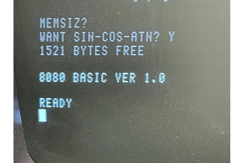 Altair Microsoft BASIC 1.0 on Paper Tape