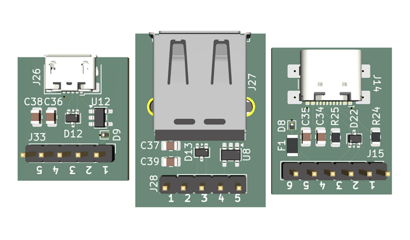 USB Module Kit (Breakout, ESD, Plug + Play)