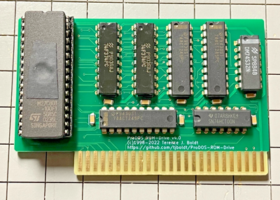 Apple II ProDOS bootable 1MB read-only drive v4.0 With 25 Games By TJBOLDT