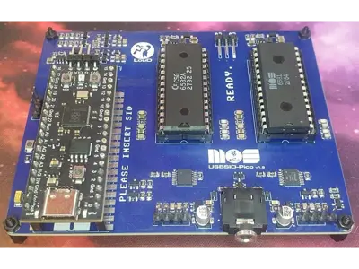 USBSID-Pico v1.5c Blue PCB