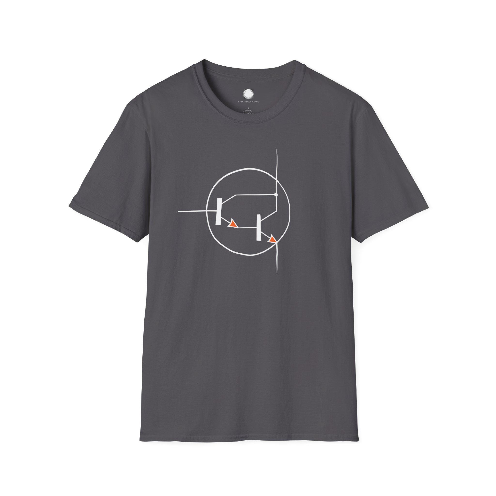 Cool Engineer Gift Transistor Symbol | Electronics Schematic Icon Tee | Darlingt