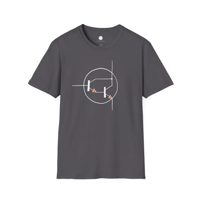 Cool Engineer Gift Transistor Symbol | Electronics Schematic Icon Tee | Darlingt