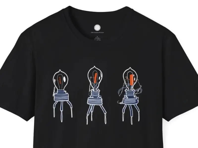 Fleming Tube Vacuum Tube History Shirt
