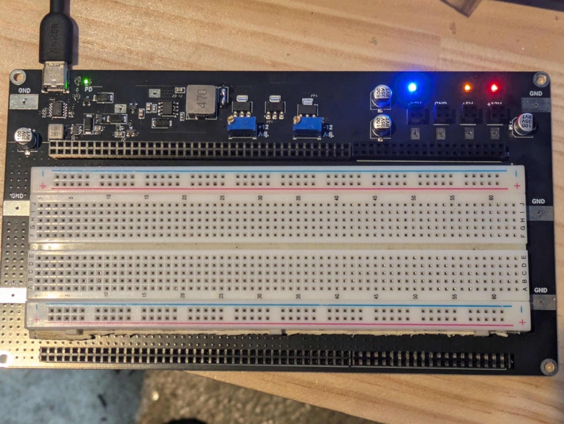 Breadboard Base for Analog Circuit Kit