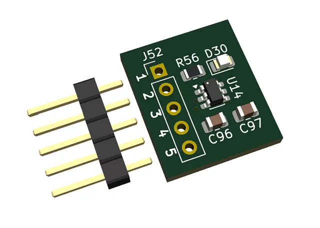 12-Bit DAC (MCP4725) Breakout Board (I2C 2.7-5.5v)