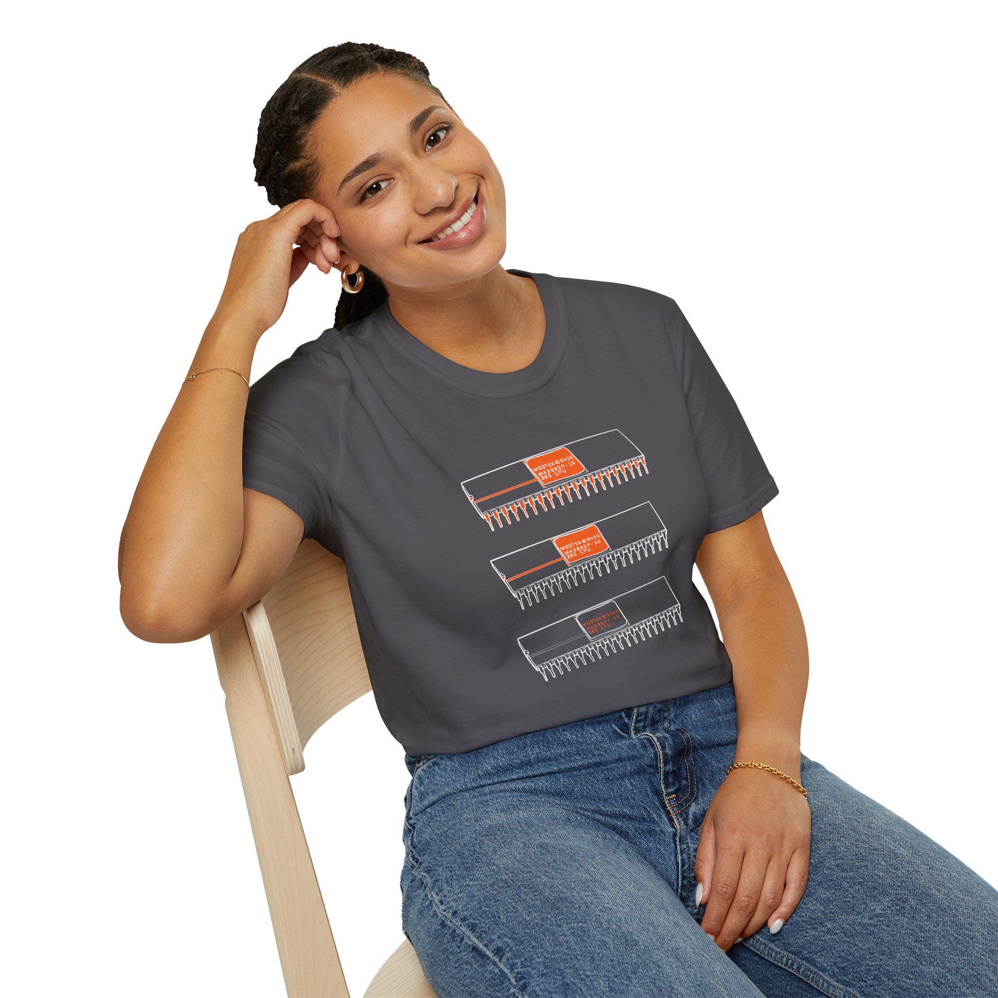 Z80 CPU T-Shirt Three Variants Stacked | Retrocomputing Zilog Legend | Hardware 