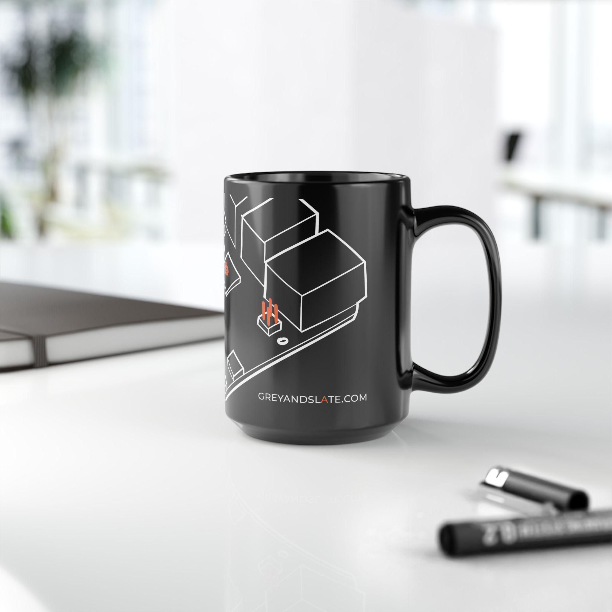 Raspberry Pi 5 Mug | Large Hand-drawn Board | Maker Gift Electronics Engineer Ha
