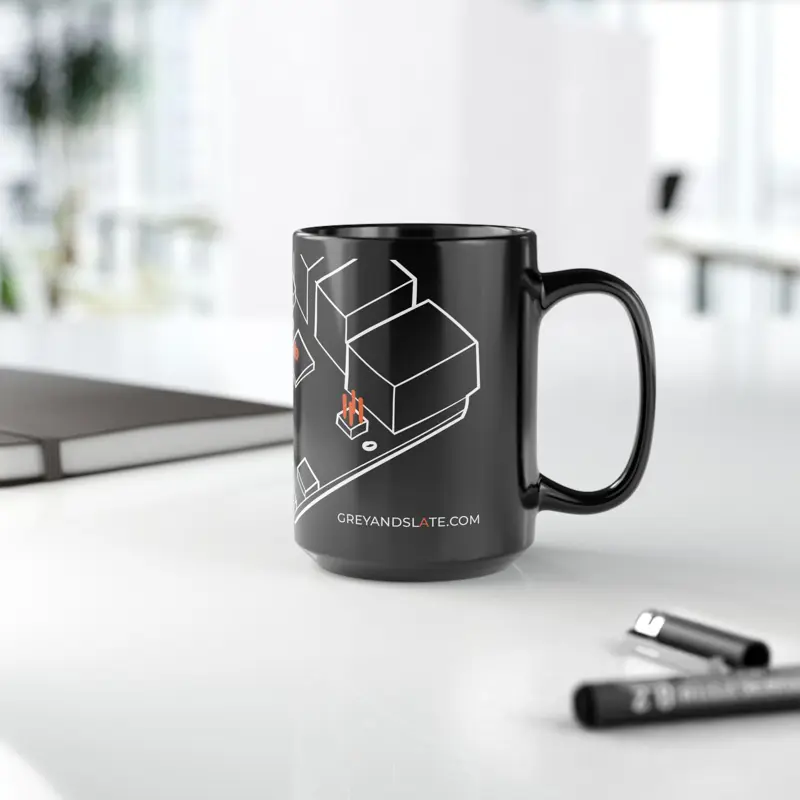 Raspberry Pi 5 Mug | Large Hand-drawn Board | Maker Gift Electronics Engineer Ha
