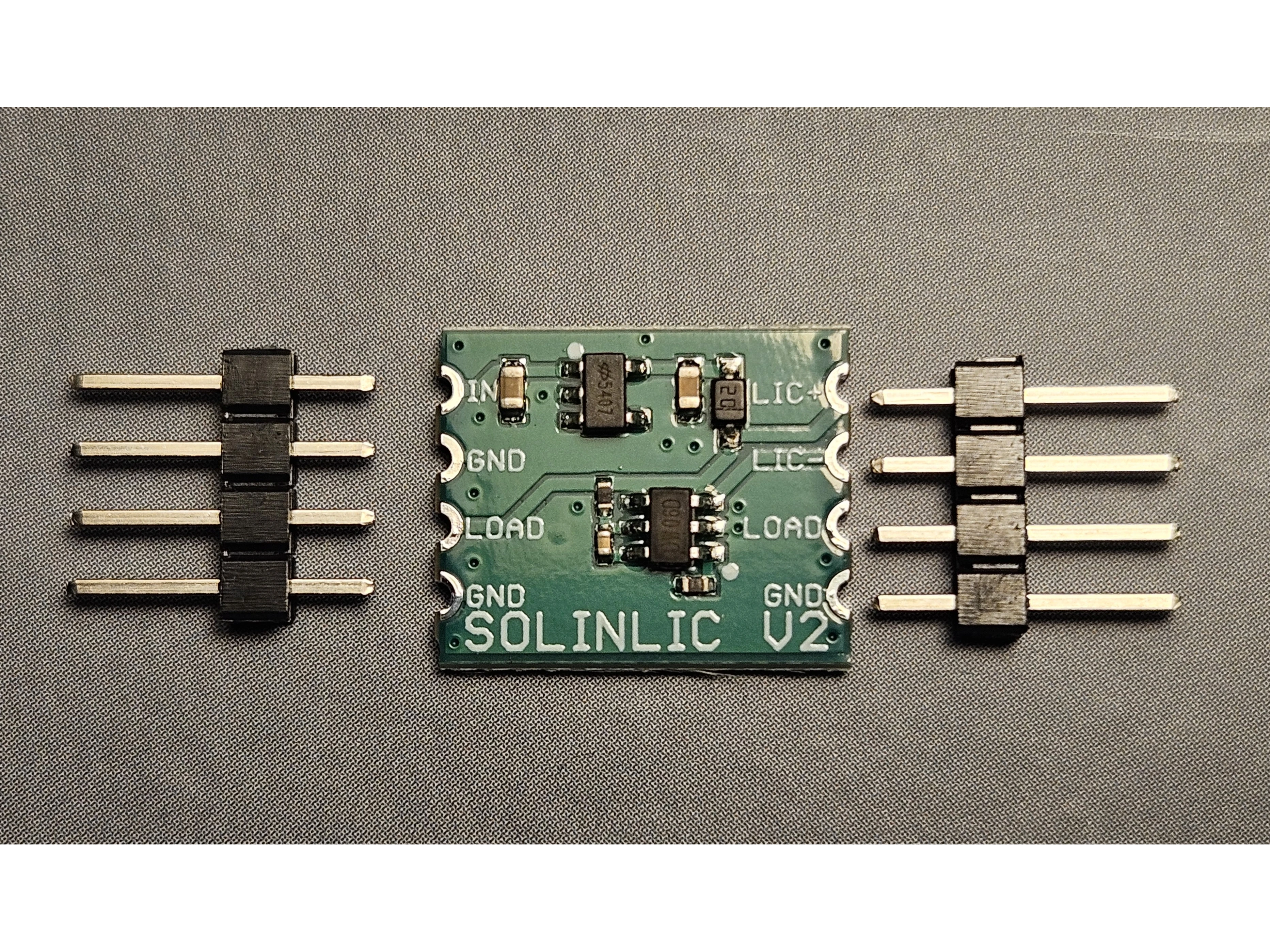 Solar linear lithium ion capacitor charger board