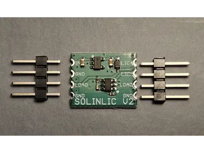 Solar linear lithium ion capacitor charger board