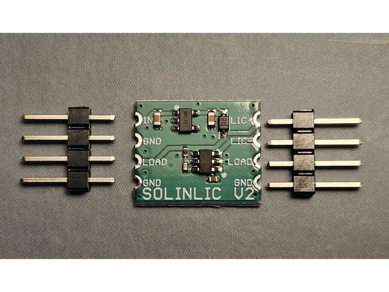 Solar linear lithium ion capacitor charger board