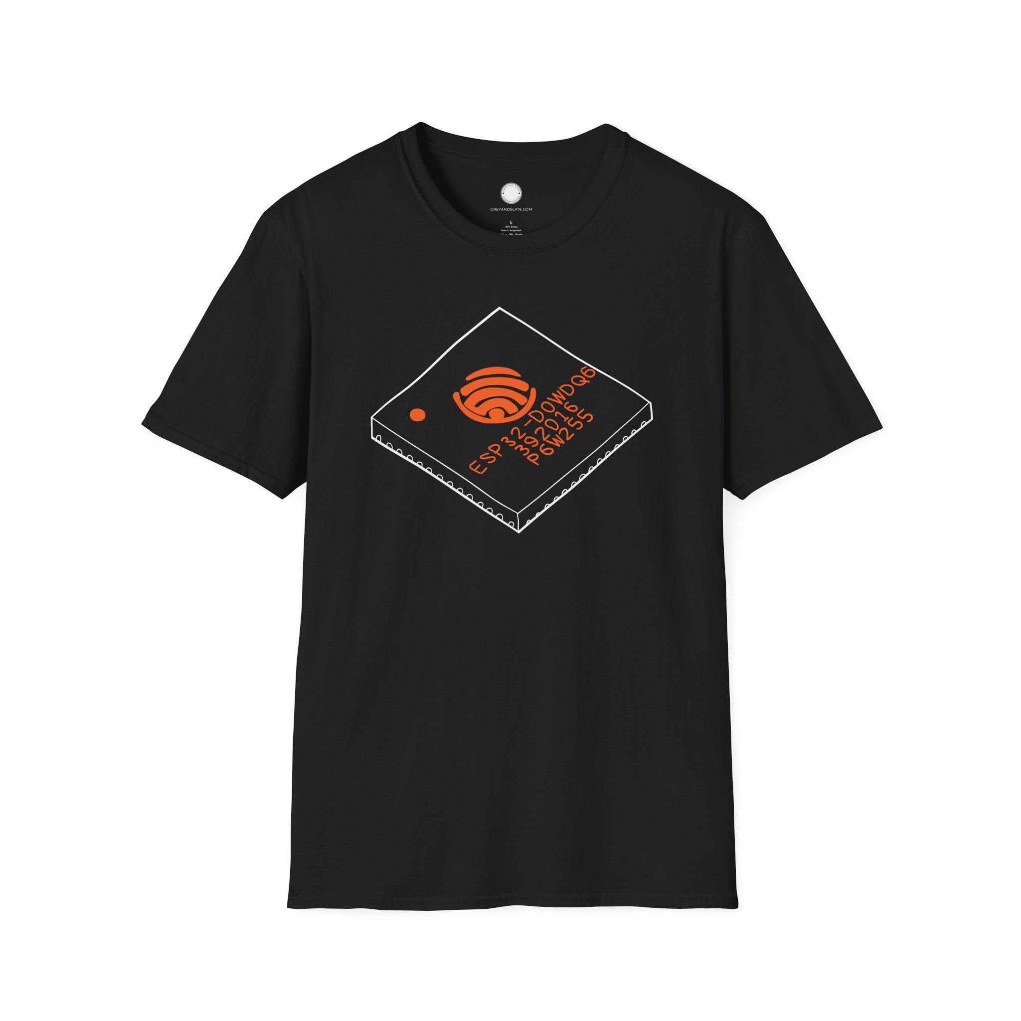 Popular ESP32 Chip Tee | Minimalist IoT Microcontroller Hand-drawn Sketch T-Shir