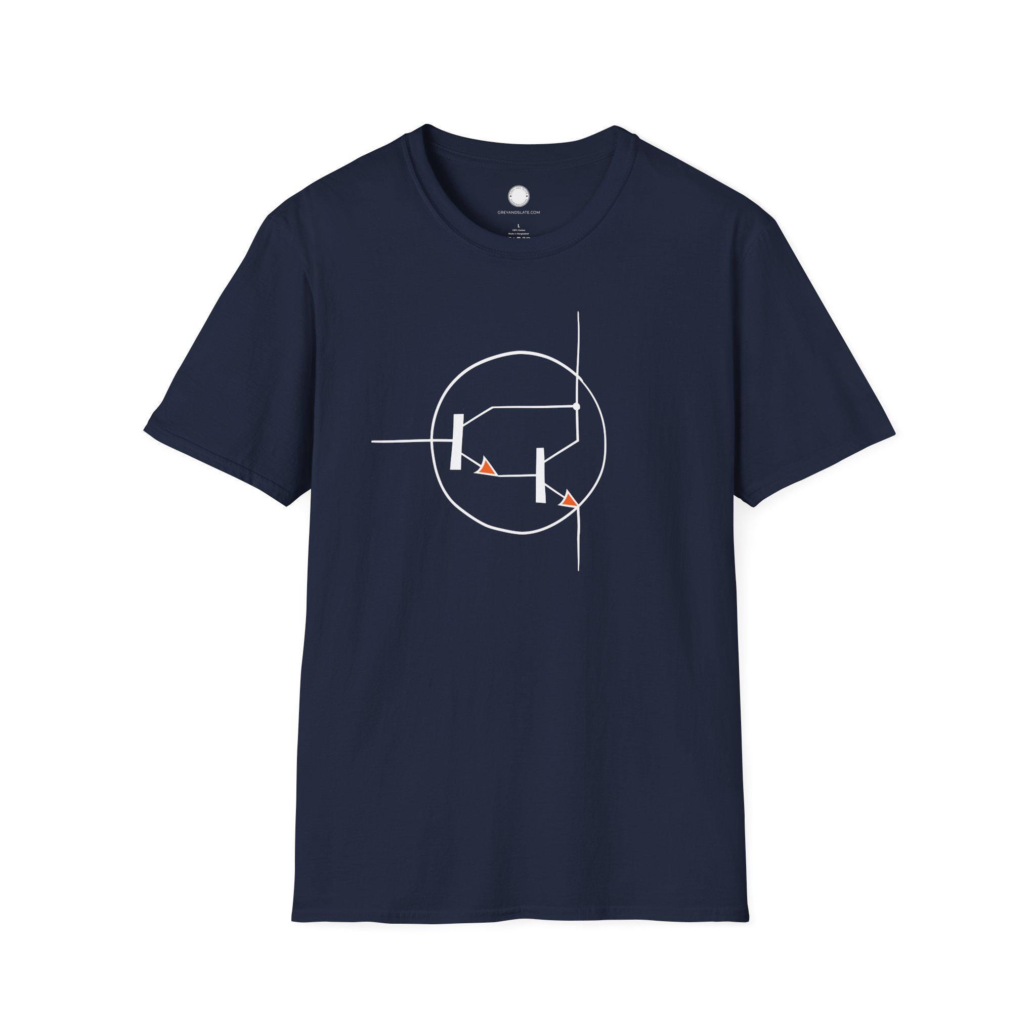 Cool Engineer Gift Transistor Symbol | Electronics Schematic Icon Tee | Darlingt