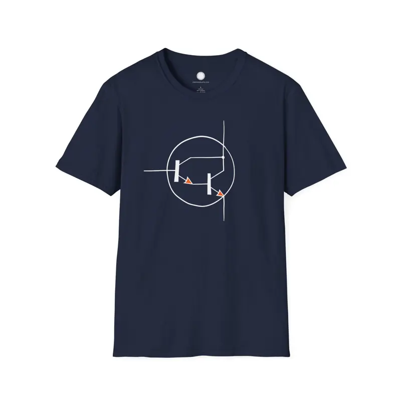 Cool Engineer Gift Transistor Symbol | Electronics Schematic Icon Tee | Darlingt
