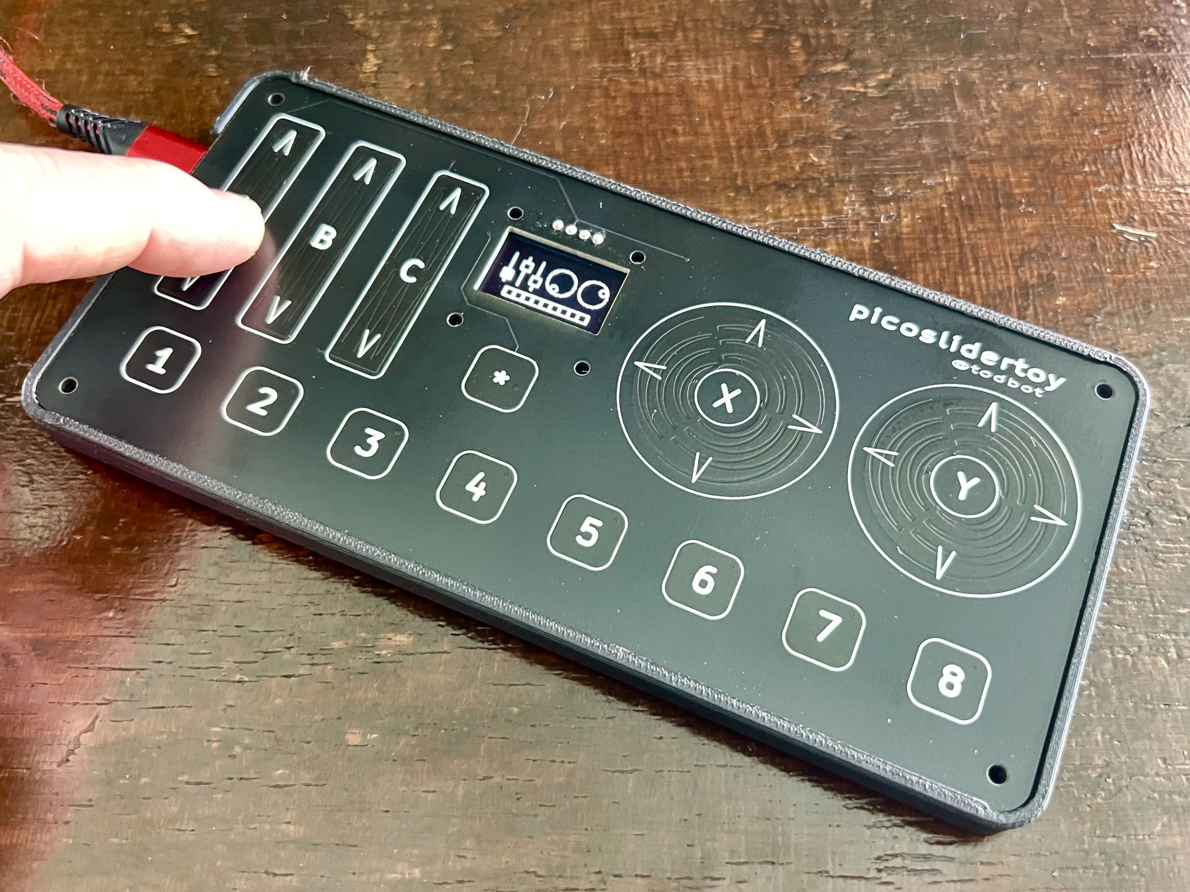 picoslidertoy - Capsense Controller for Pico