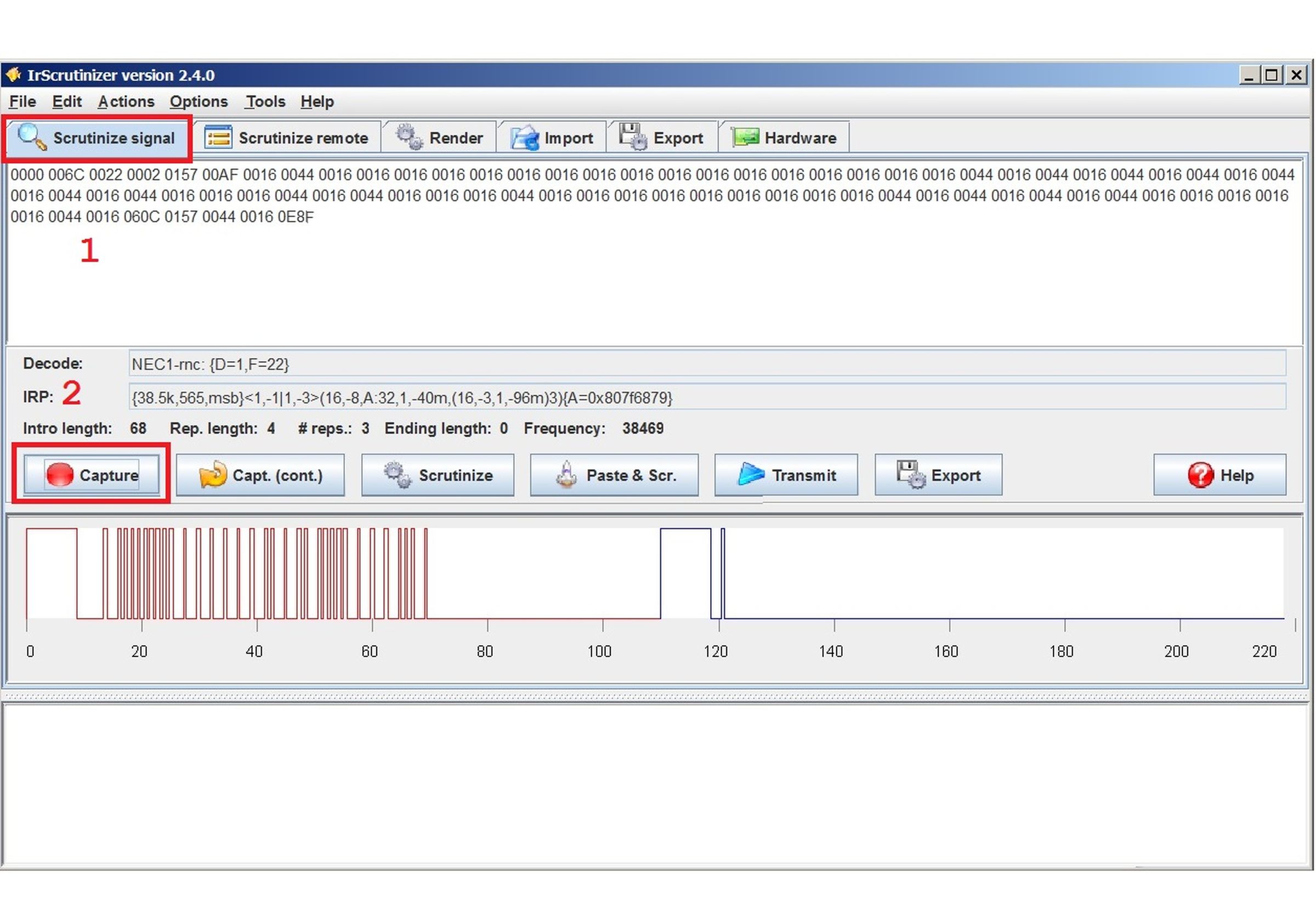 Infrared Remote Decoder V2.5