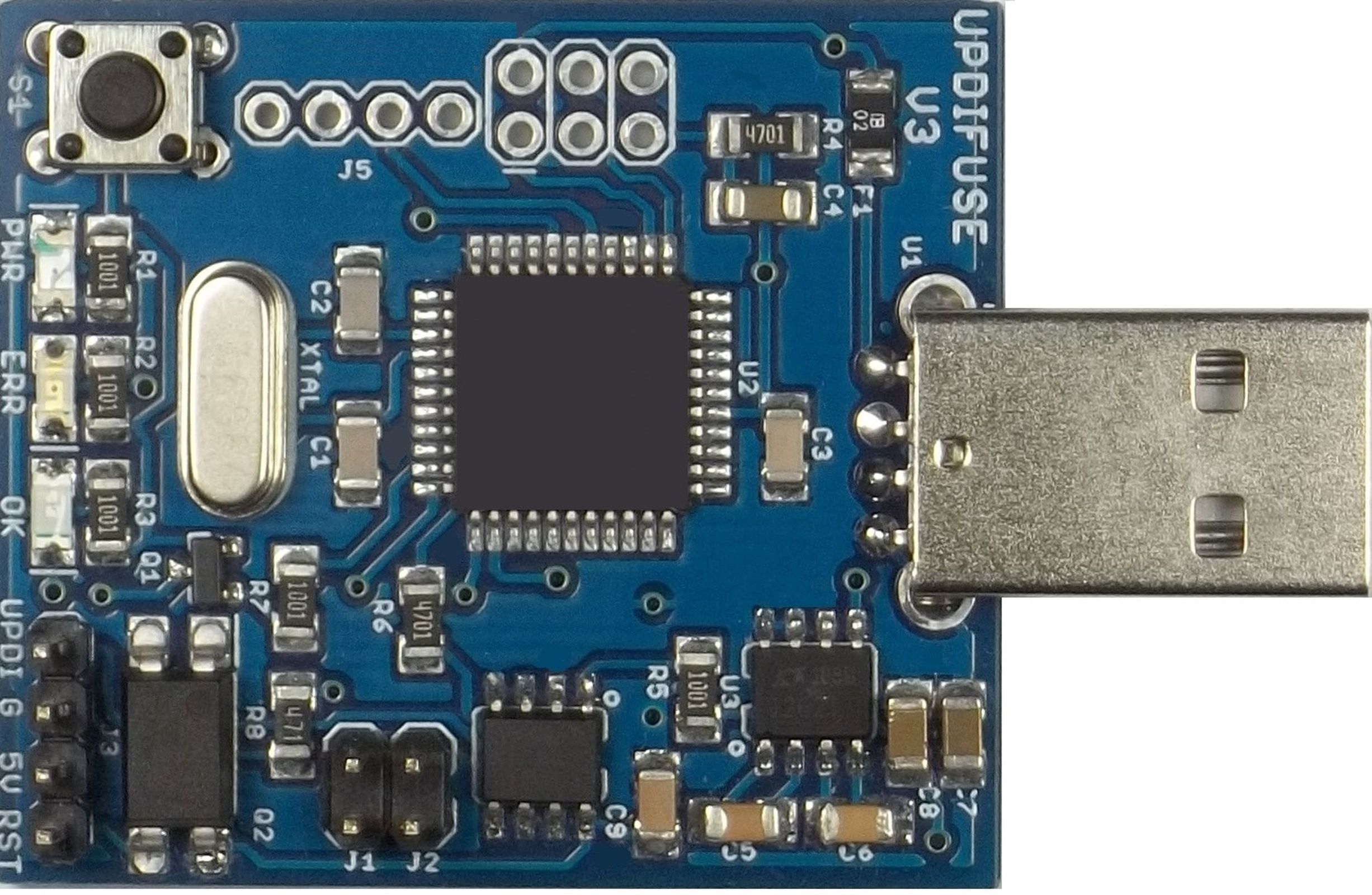 Dual Mode High Voltage UPDI Fuse Repair Programmer