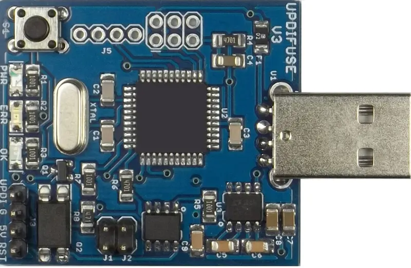 Dual Mode High Voltage UPDI Fuse Repair Programmer