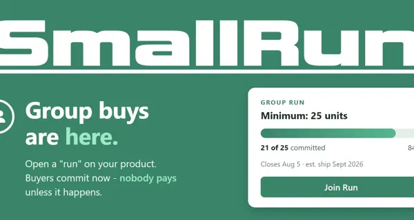 SmallRun July Update - Group Buys, Wise Payouts & Better Search