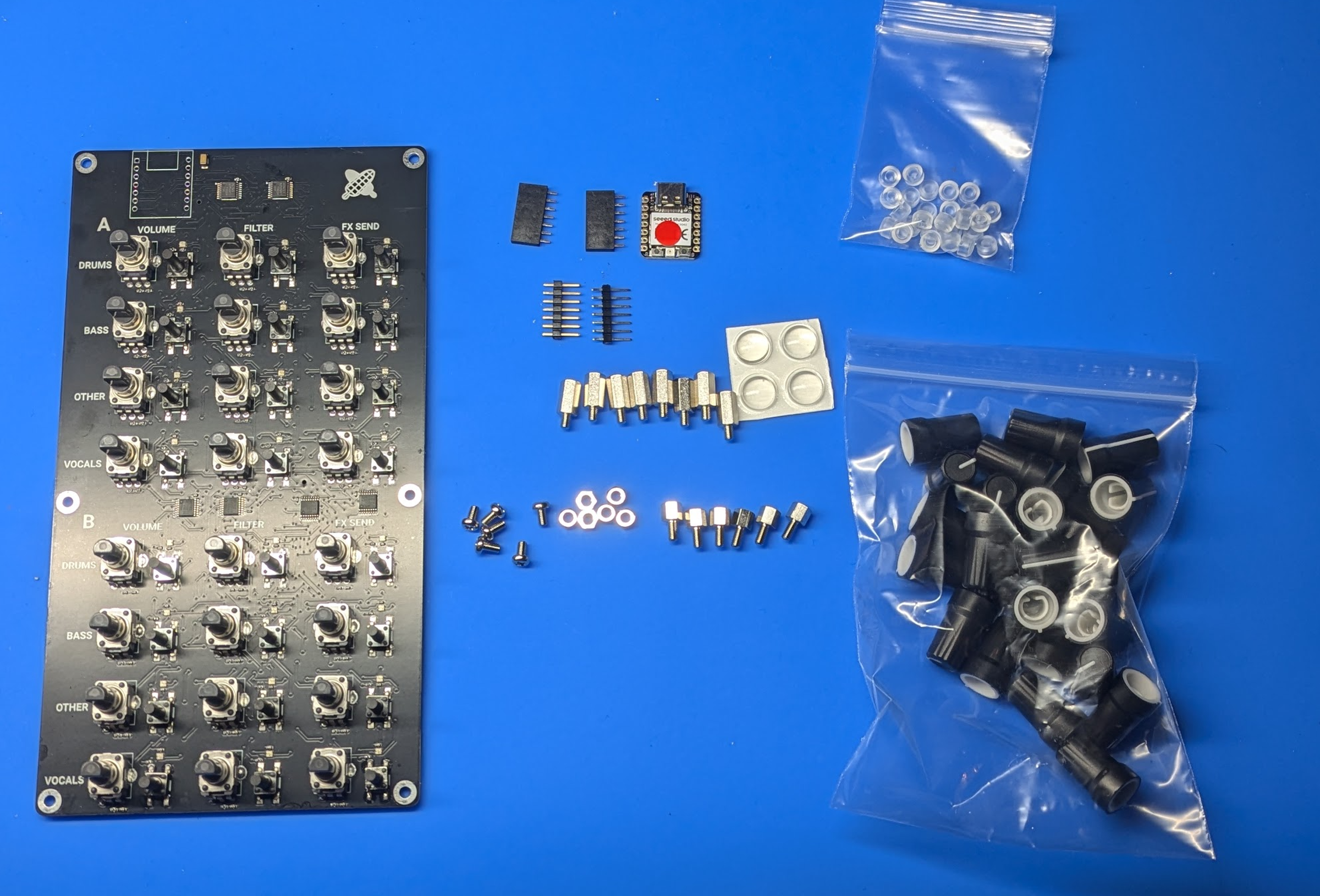 Stems MIDI: DJ Controller for Traktor kit