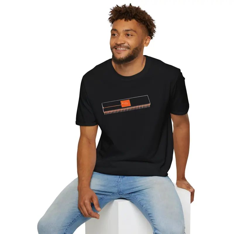 Retro Computing T-Shirt Vintage Computer Engineer Gift | Motorola 68000 CPU Sche