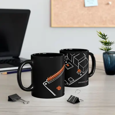 Raspberry Pi 5 Mug - Large, Wrap-around Design
