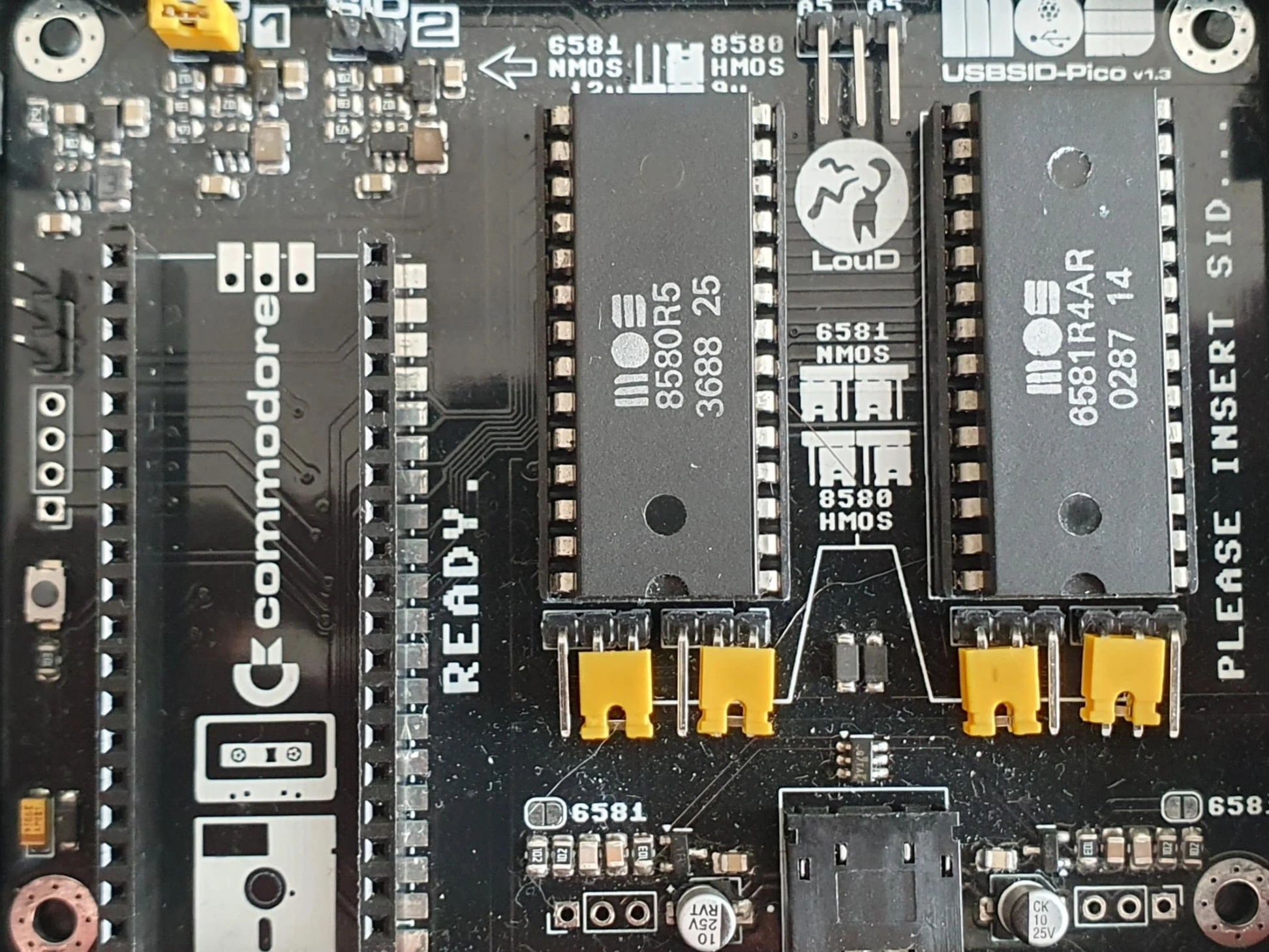 USBSID-Pico v1.3 PCB (unsoldered)