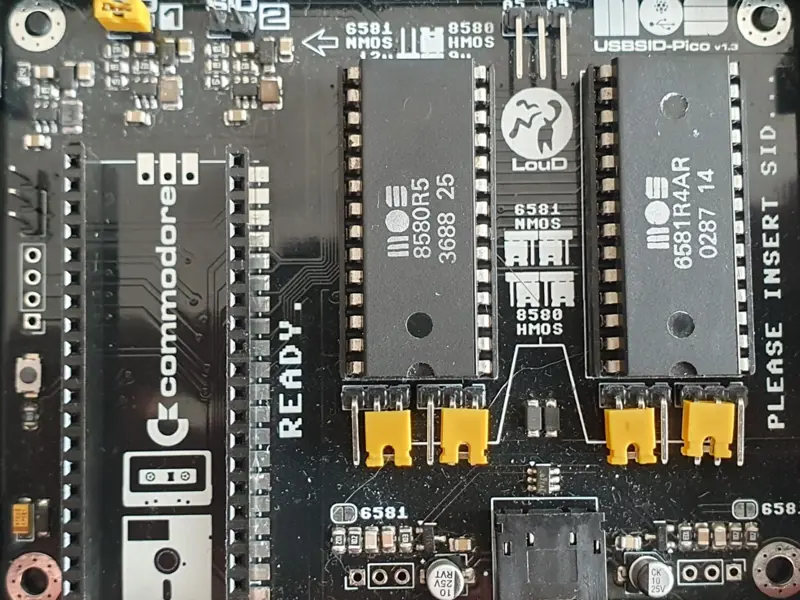 USBSID-Pico v1.3 PCB (unsoldered)