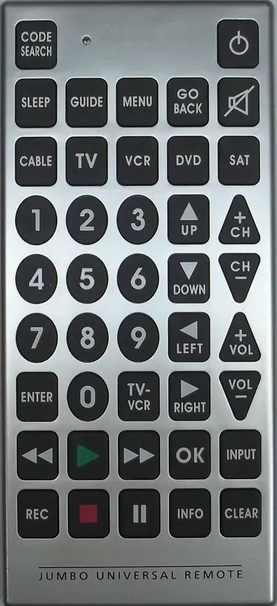 Programmable Jumbo Remote Control with Atmega328PB