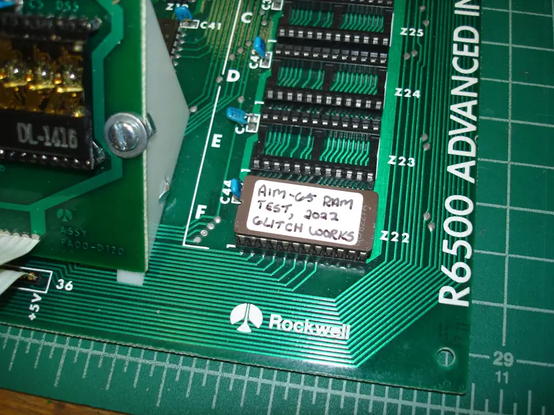 Glitch Works RAM Test for Rockwell AIM-65