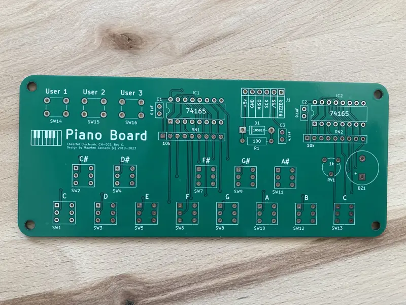 Arduino Piano Board