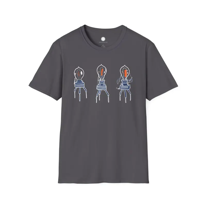 Fleming Tube Vacuum Tube Evolution Shirt | Vintage Electronics History Tee | Ear