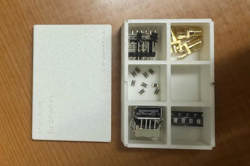 Component Box with lid, (organization)