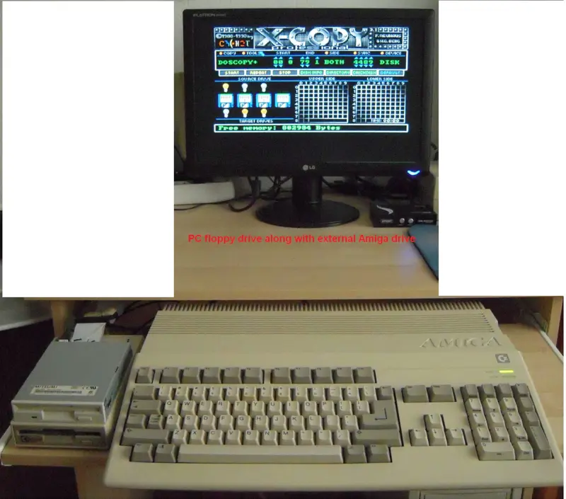 Amiga External Drive Adapter for PC & Gotek Drives