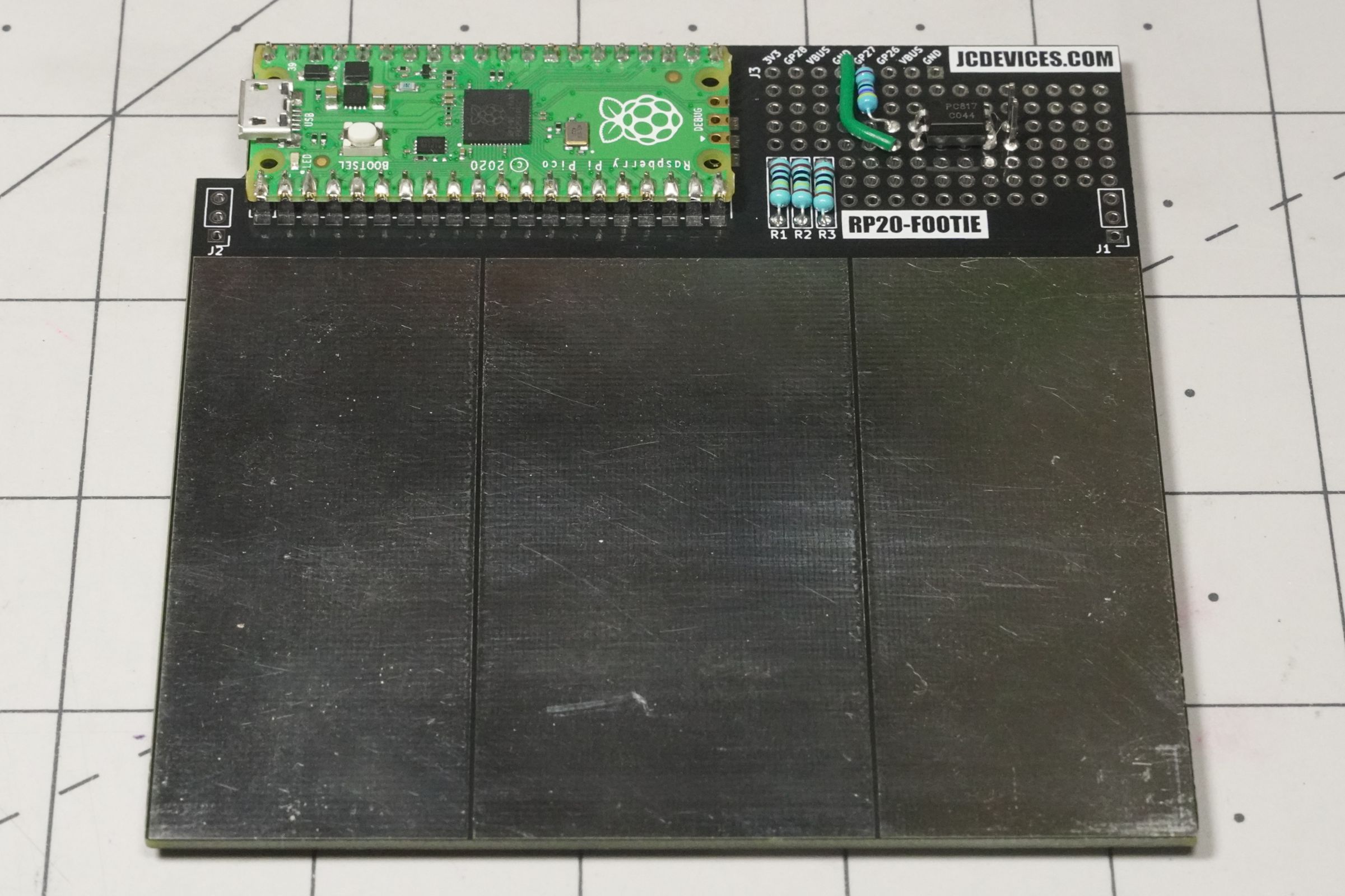 RP20-Footie Raspberry Pi Pico Capacitive Pedal