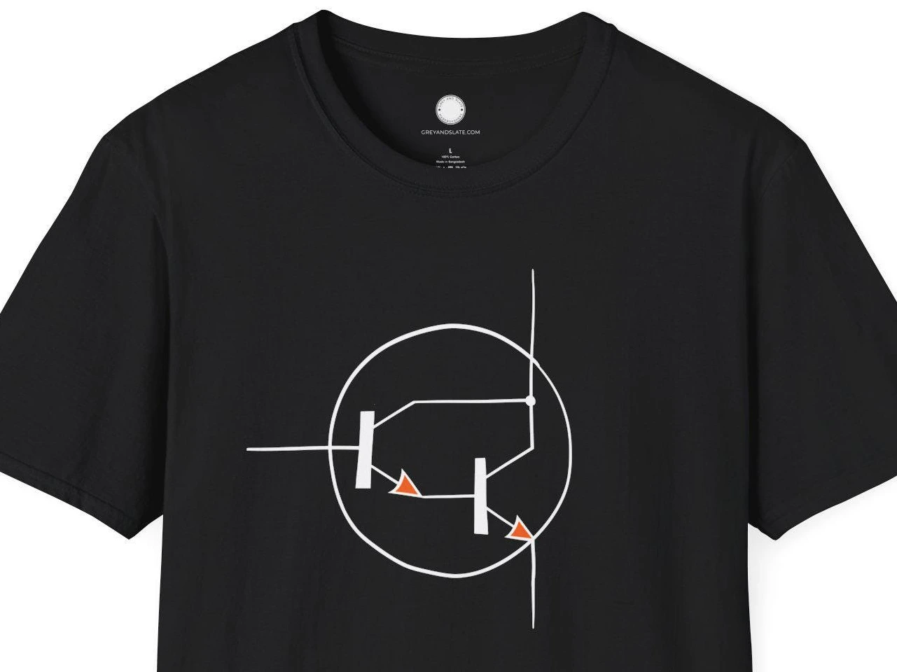 Cool Engineer Gift Transistor Symbol | Electronics Schematic Icon Tee | Darlingt
