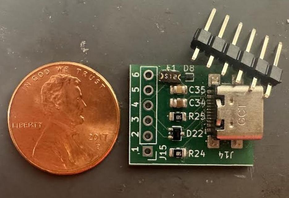 USB-C Breakout Module (ESD + Plug & Play)