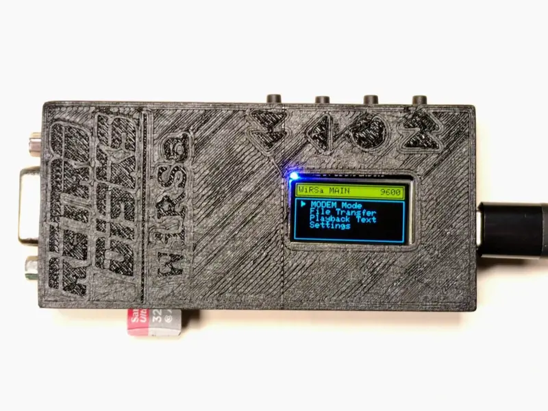 WiRSa v3 Wifi RS232 Serial Modem