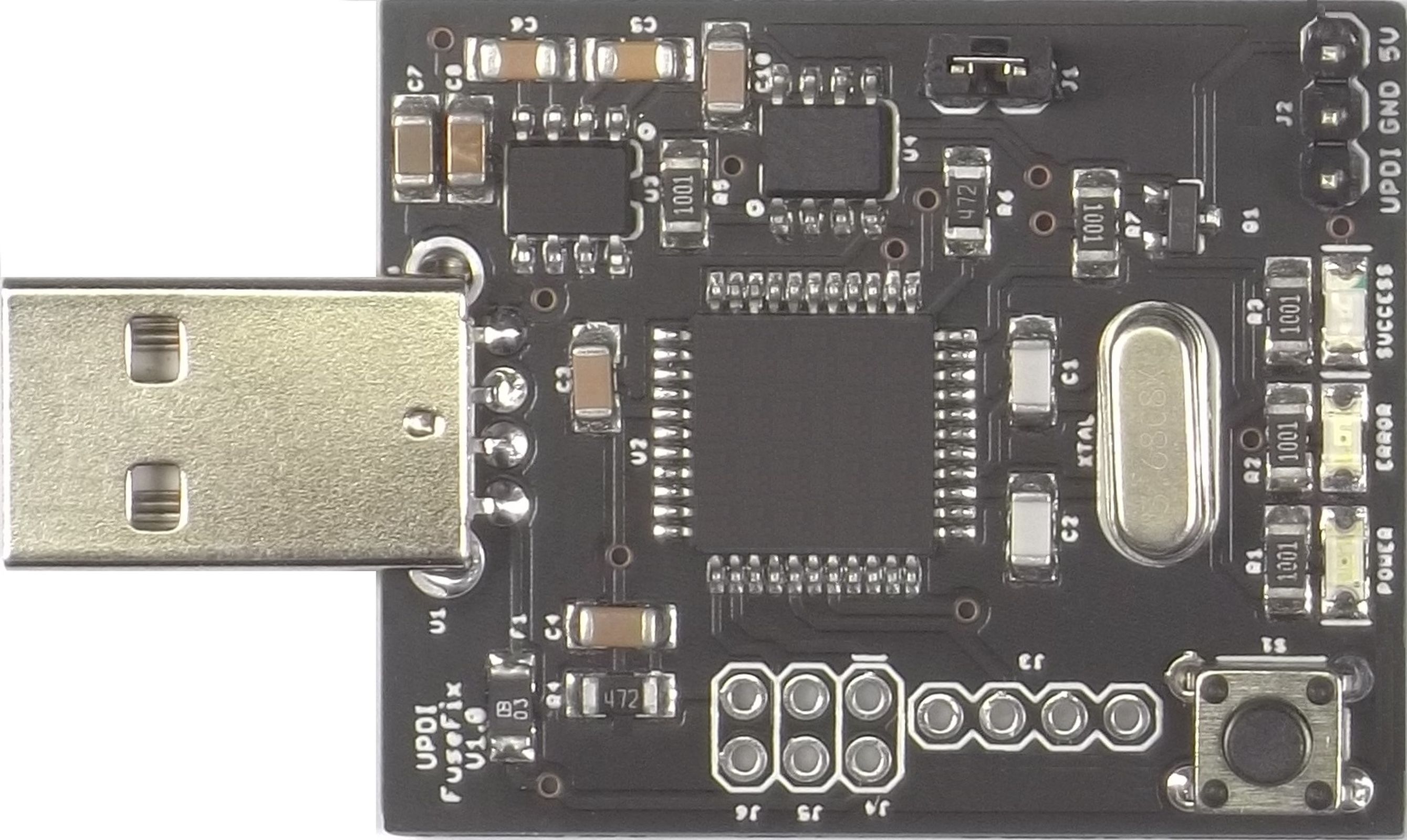 ATtiny UPDI High Voltage Fuse Repair Programmer
