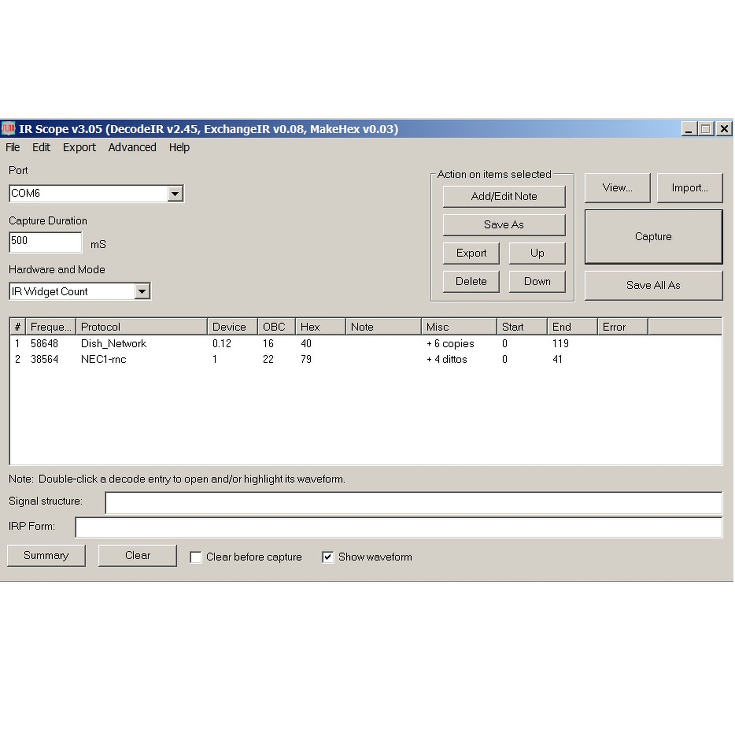 Infrared Remote Decoder V2.5