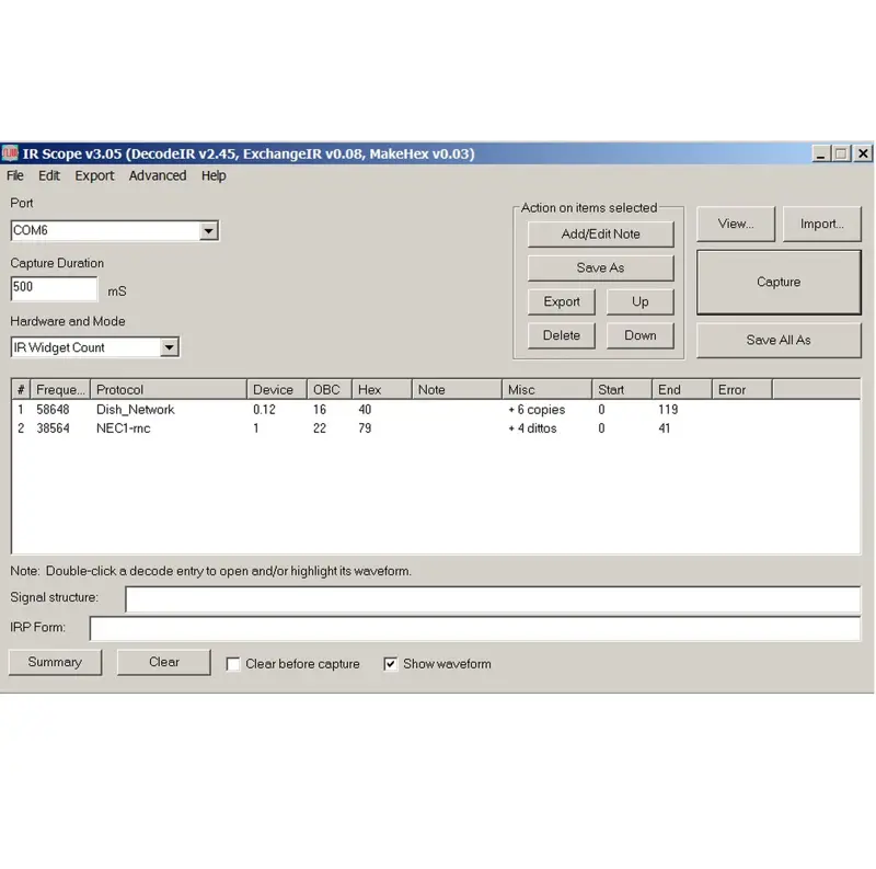 Infrared Remote Decoder V2.5