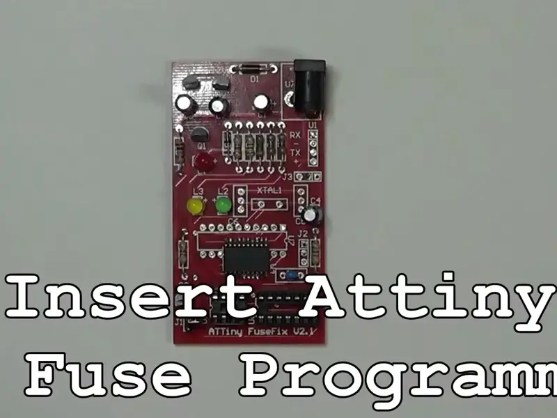 ATTINY Fuse Repair Programmer/Fuse Doctor V3.4
