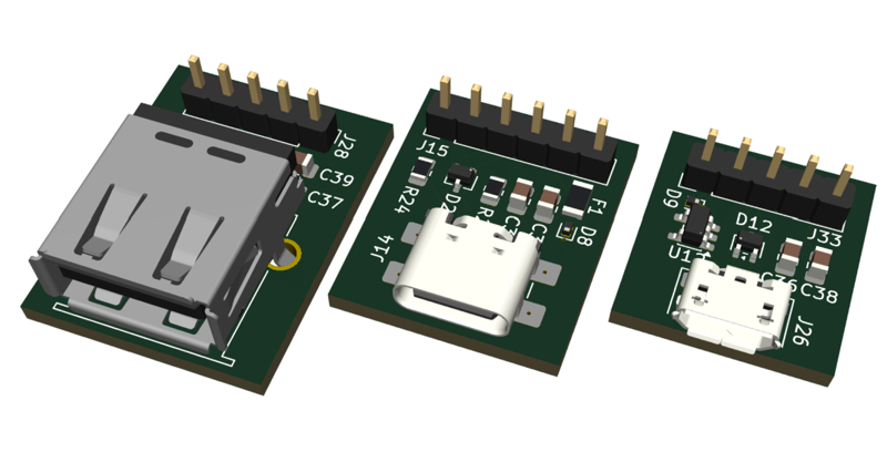 USB Module Kit (Breakout, ESD, Plug + Play)