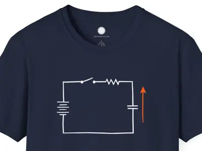 Hand-Drawn RC Switch Circuit Schematic