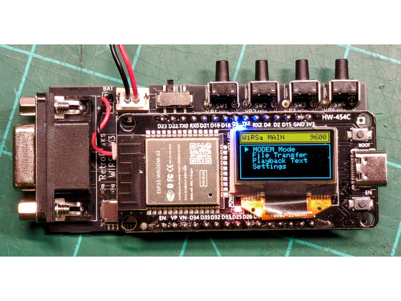 WiRSa v3 Wifi RS232 Serial Modem