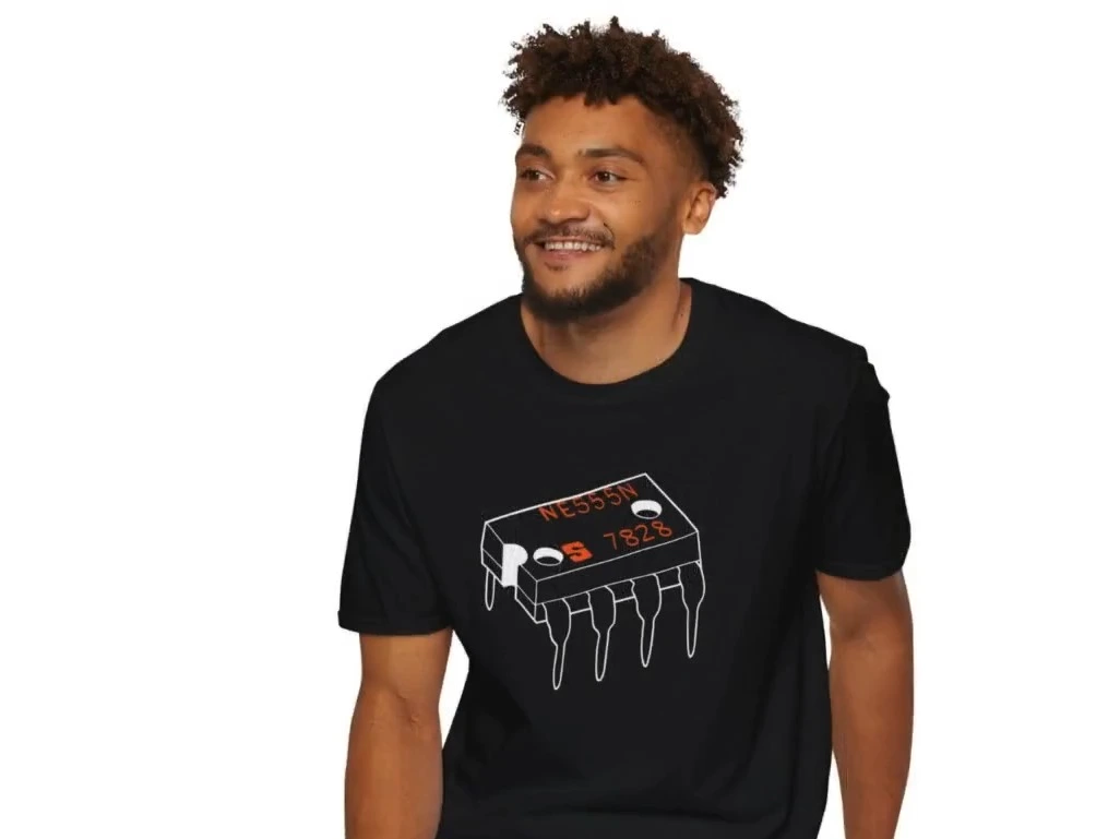 The Timeless 555 Timer Chip Tee