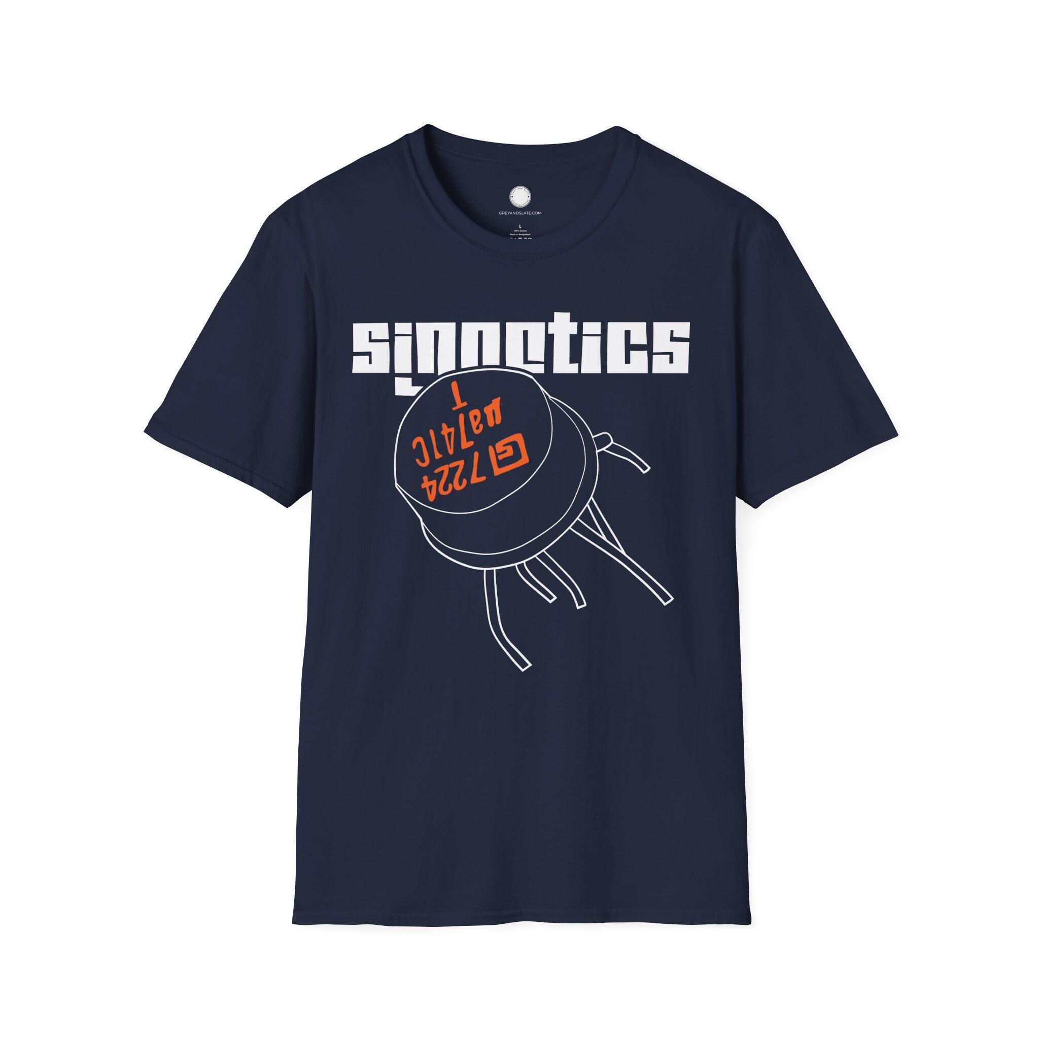 Vintage µA741 Opamp T-Shirt | Signetics Operational Amplifier | Hand-Drawn Elect