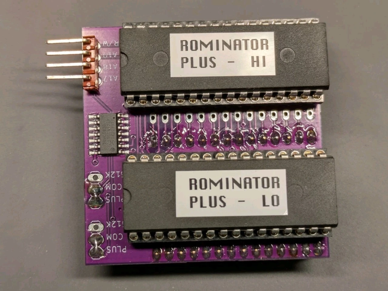 Mac ROM-inator Kit or Assembled - Bootable ROM for Mac 128k/512k/Plus Rominator