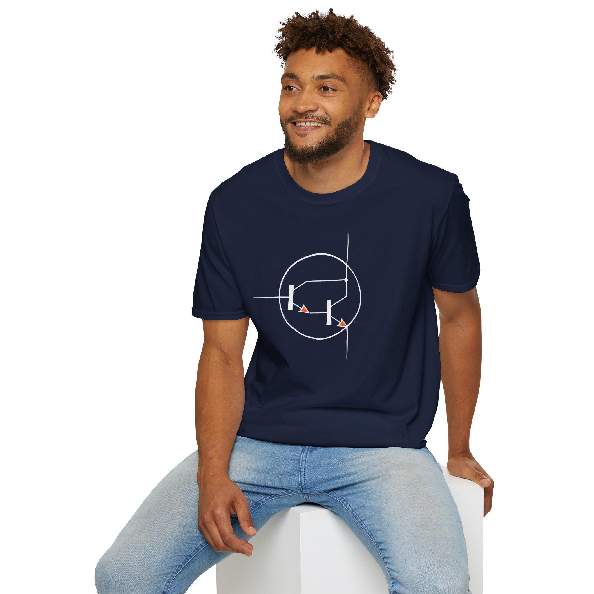 Cool Engineer Gift Transistor Symbol | Electronics Schematic Icon Tee | Darlingt