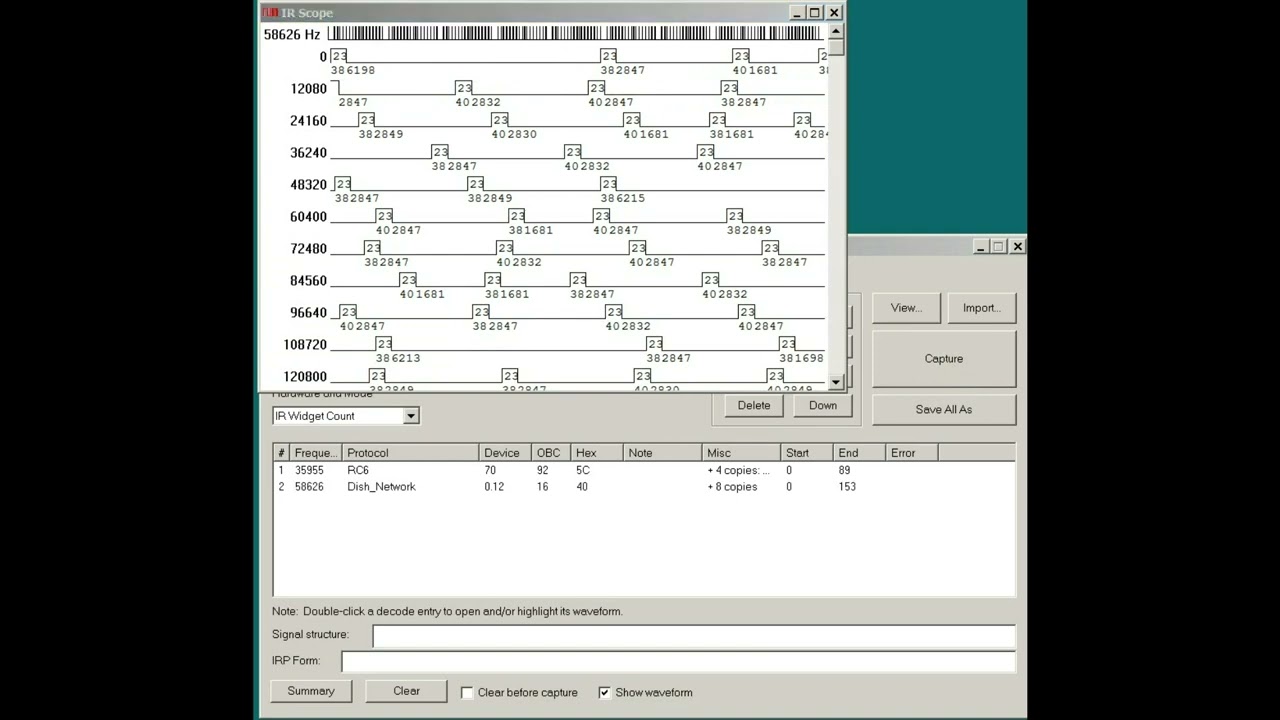 IR Widget IRCapture Device